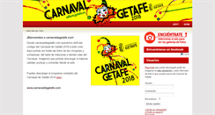 Desktop Screenshot of carnavaldegetafe.com