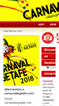 Mobile Screenshot of carnavaldegetafe.com